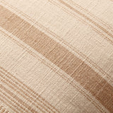 Angela Rose x Loloi Celina PAR0015 Ivory / Wheat 18'' x 18'' Cover w/Down Pillow White Cliff Studio Throw Pillows