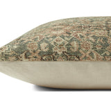 Angela Rose x Loloi Cove Navy / Natural 18'' x 18'' Cover w/Poly Pillow White Cliff Studio Patterned Pillows