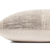 Angela Rose x Loloi Dusk Charcoal / Ivory 18'' x 18'' Cover w/Down Pillow White Cliff Studio Throw Pillows