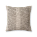 Angela Rose x Loloi Dusk Charcoal / Ivory 18'' x 18'' Cover w/Down Pillow White Cliff Studio Throw Pillows