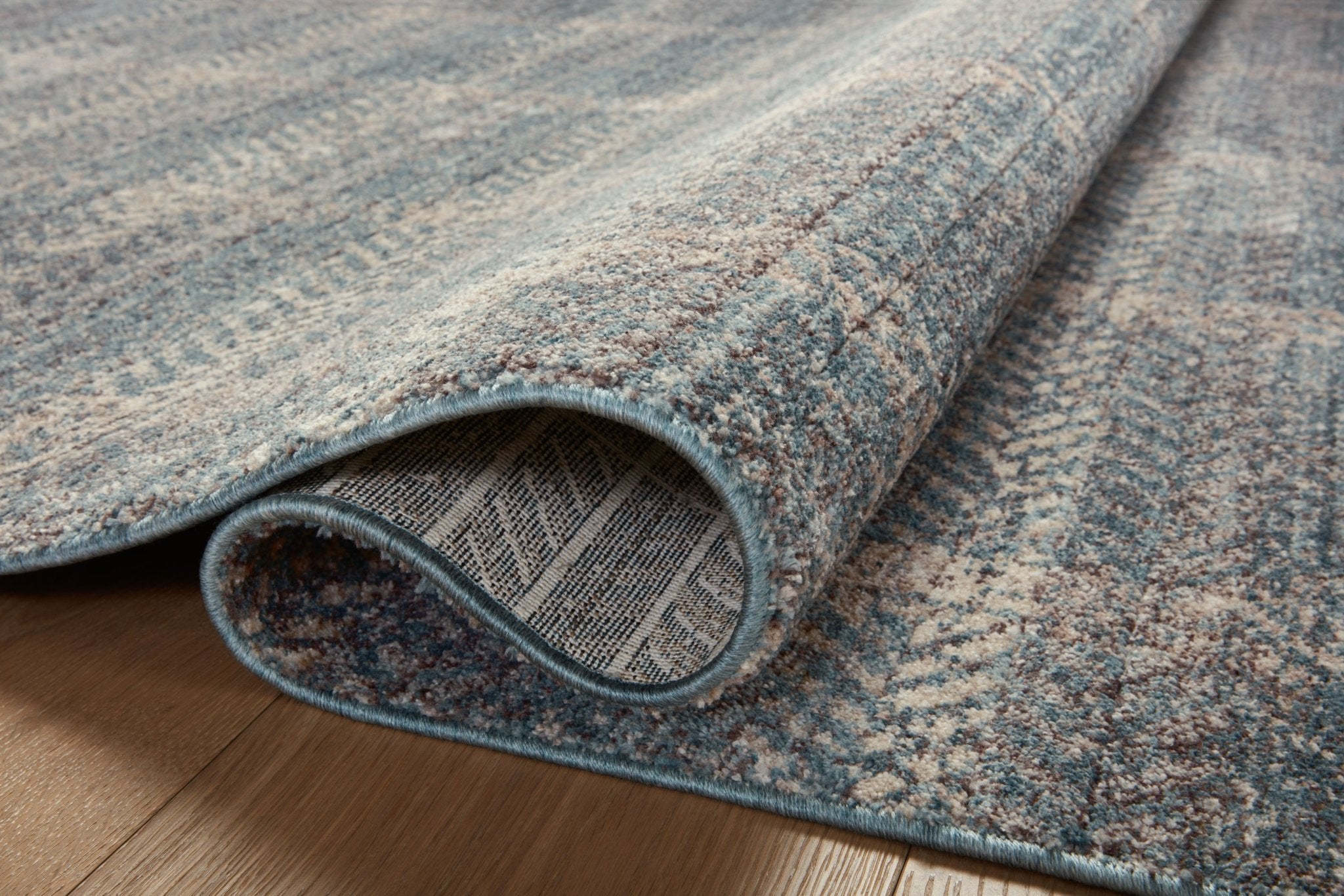 Angela Rose x Loloi Ember Blue / Beige Rug