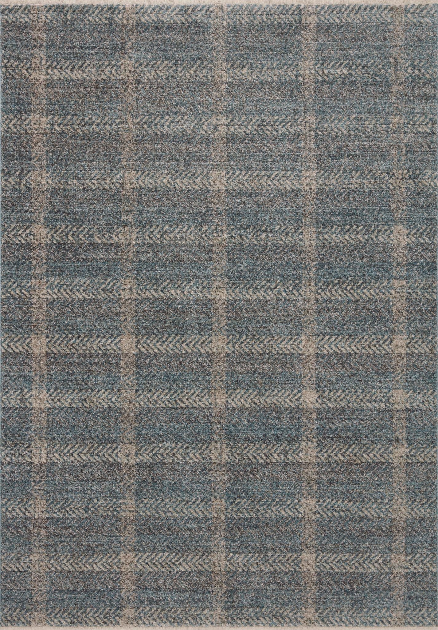 Angela Rose x Loloi Ember Blue / Beige Rug