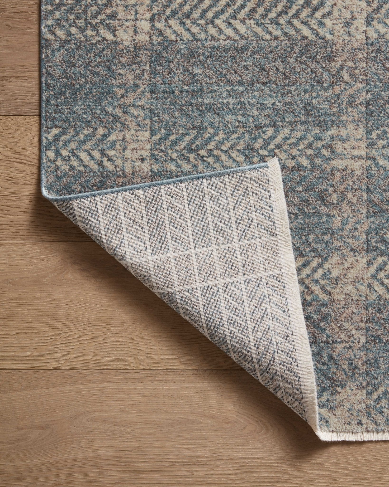 Angela Rose x Loloi Ember Blue / Beige Rug