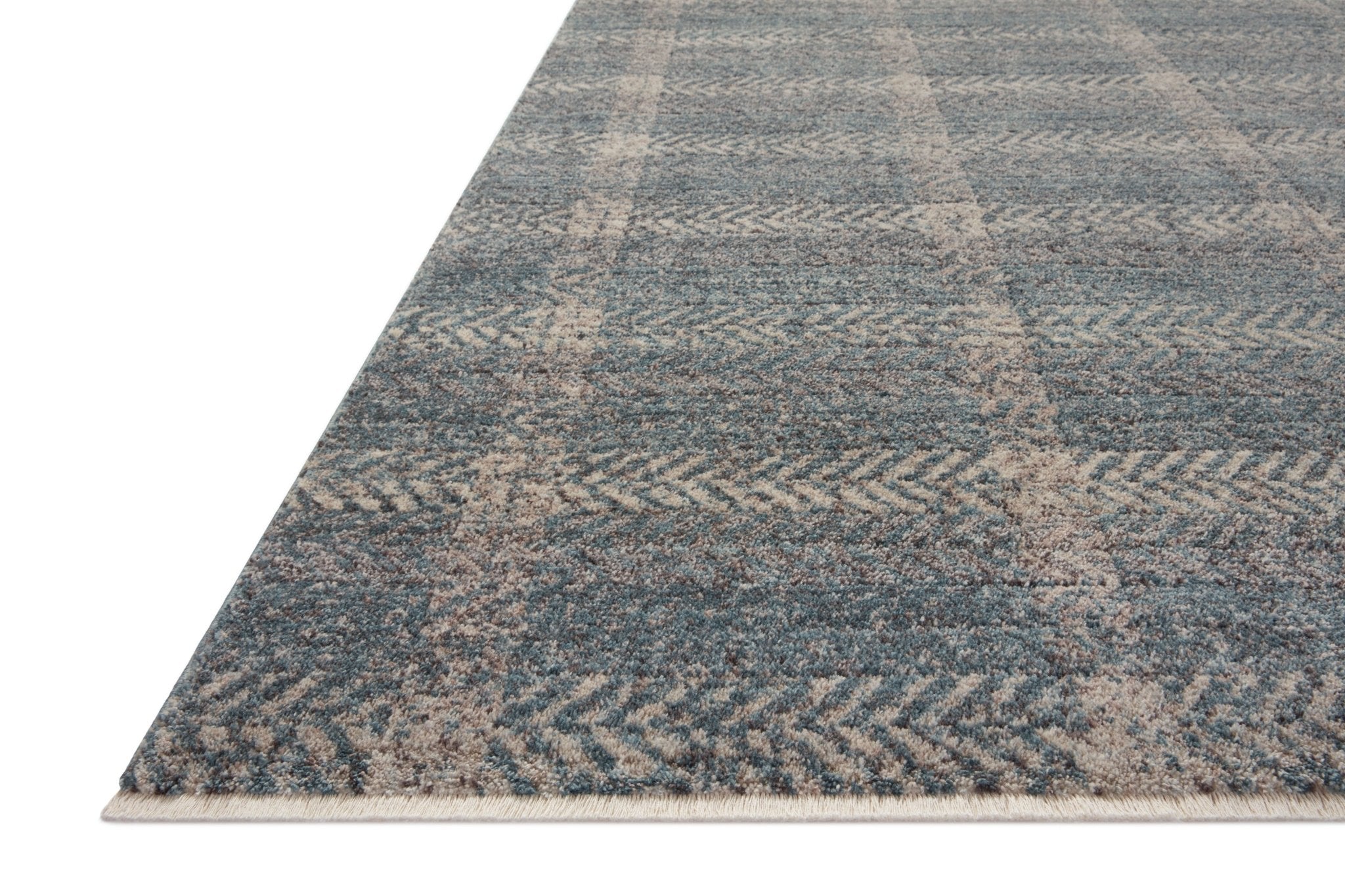 Angela Rose x Loloi Ember Blue / Beige Rug