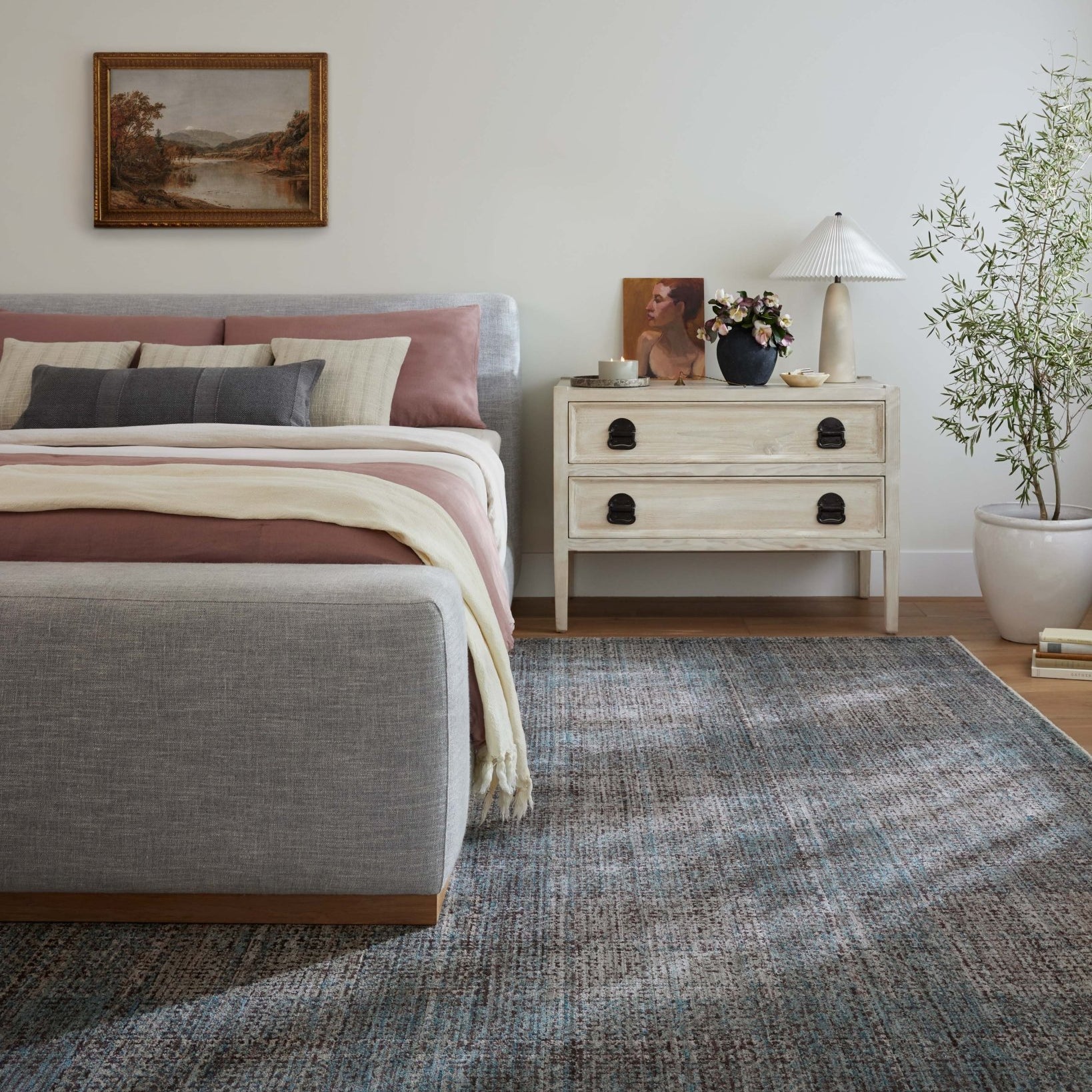 Angela Rose x Loloi Ember Denim / Charcoal Rug