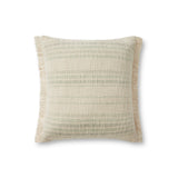Angela Rose x Loloi Forrest Ivory / Sage 18'' x 18'' Cover w/Down Pillow White Cliff Studio Throw Pillows