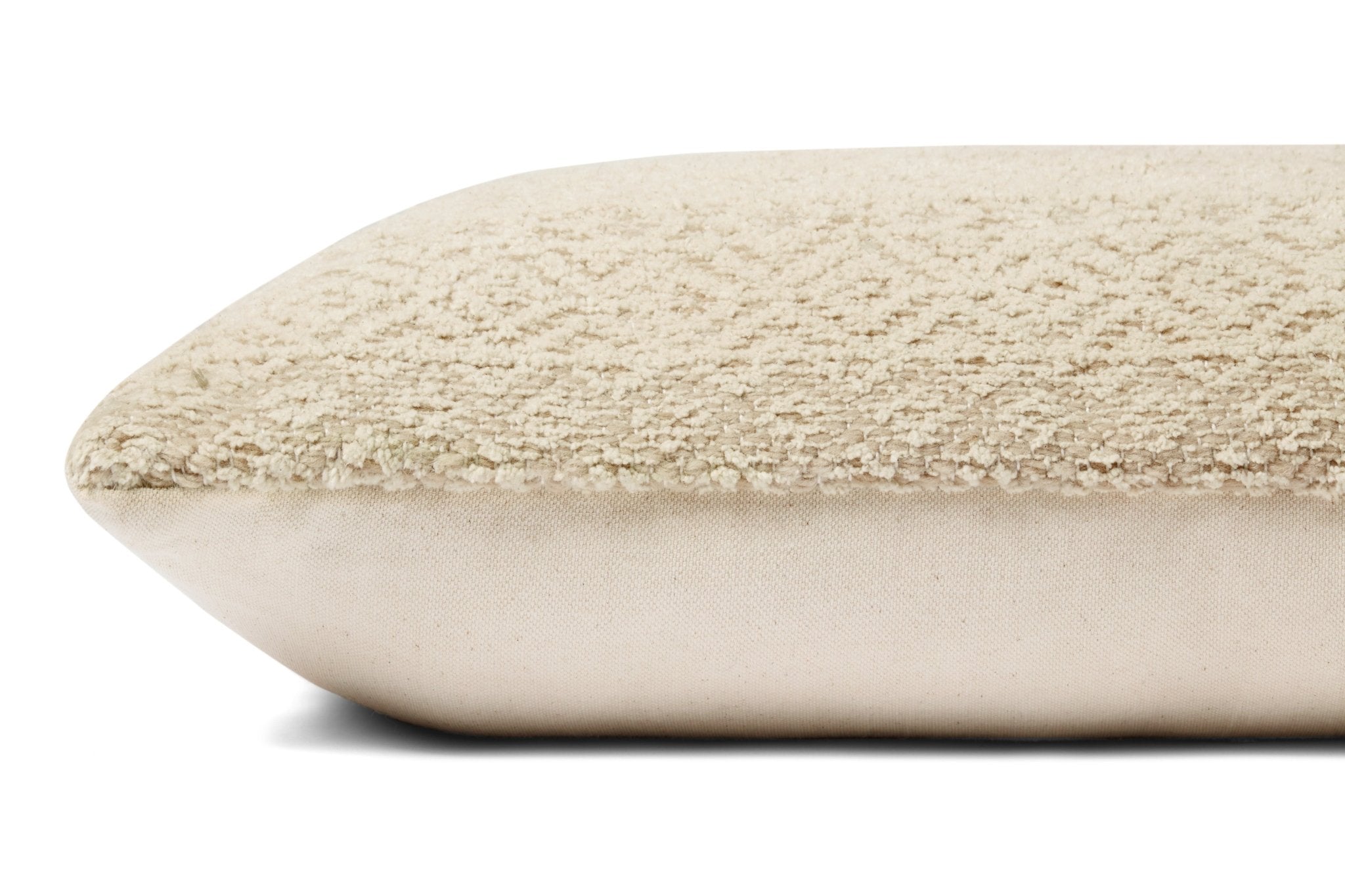 Angela Rose x Loloi Henderson Sand / Ivory 13'' x 21'' Cover Only Pillow White Cliff Studio Throw Pillows