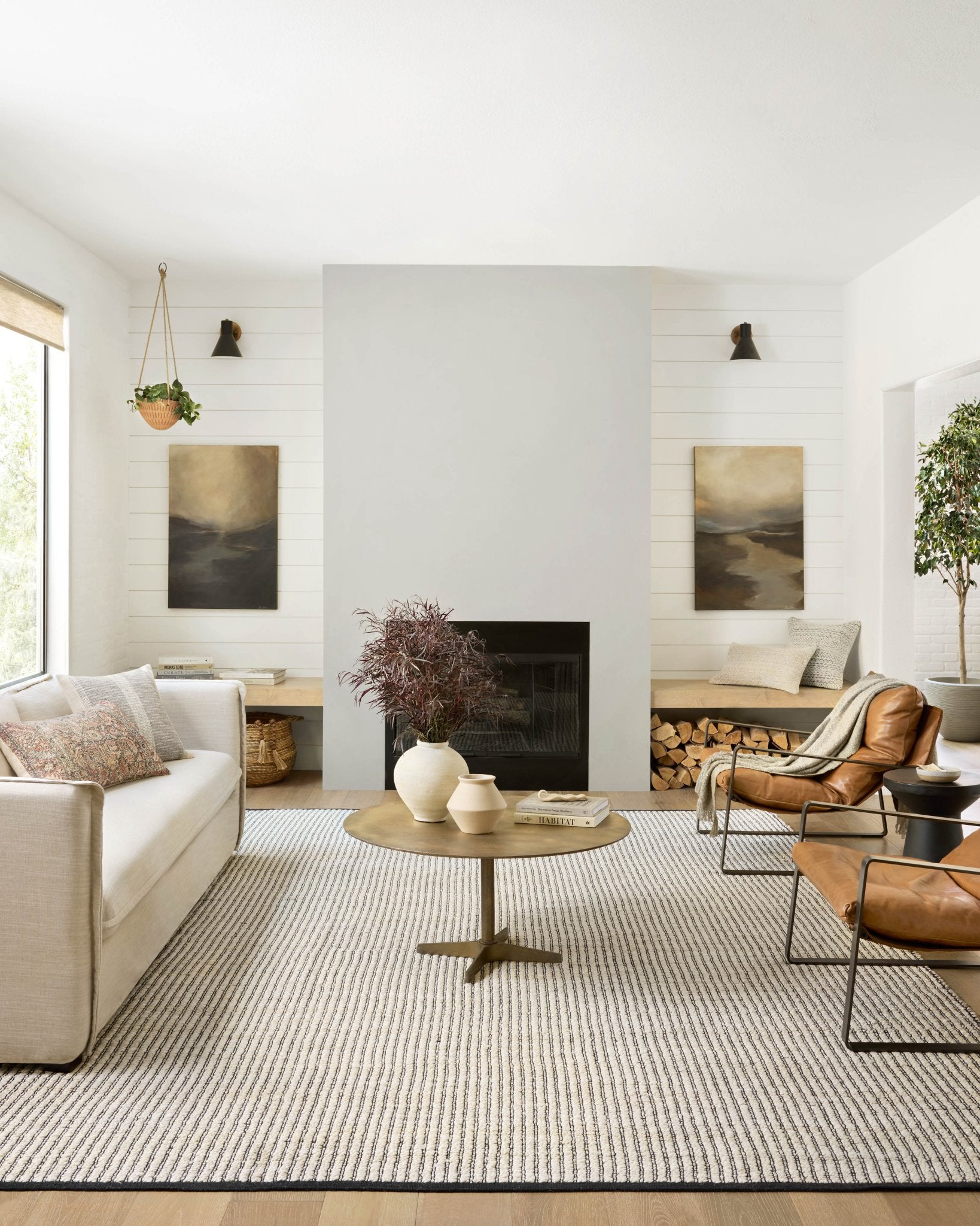 Angela Rose x Loloi Henderson Sand / Ivory 13'' x 21'' Cover Only Pillow White Cliff Studio Throw Pillows