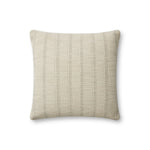 Angela Rose x Loloi Joshua Ivory / Grey 18'' x 18'' Cover w/Down Pillow White Cliff Studio Throw Pillows