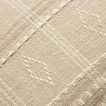 Angela Rose x Loloi Lina Beige / Ivory 18'' x 18'' Cover w/Poly Pillow White Cliff Studio Patterned Pillows