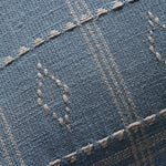 Angela Rose x Loloi Lina Blue / Slate 18'' x 18'' Cover Only Pillow White Cliff Studio Throw Pillows