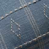 Angela Rose x Loloi Lina Blue / Slate 18'' x 18'' Cover Only Pillow White Cliff Studio Throw Pillows