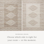 Angela Rose x Loloi Rivers Lilac / Ivory Rug White Cliff Studio Area Rugs
