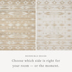 Angela Rose x Loloi Rivers Natural / Ivory Rug White Cliff Studio Area Rugs