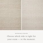 Angela Rose x Loloi Rivers Sand / Ivory Rug White Cliff Studio Area Rugs