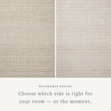 Angela Rose x Loloi Rivers Sand / Ivory Rug White Cliff Studio Area Rugs