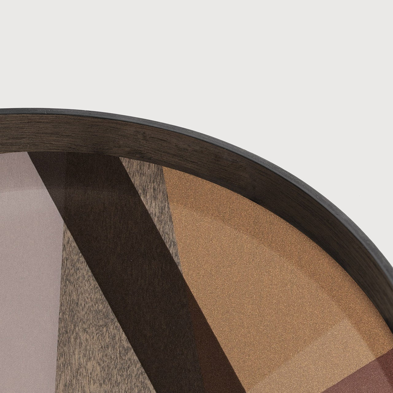 Angle tray - glass - Pinot - round - L White Cliff Studio Trays