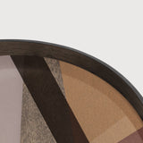 Angle tray - glass - Pinot - round - L White Cliff Studio Trays