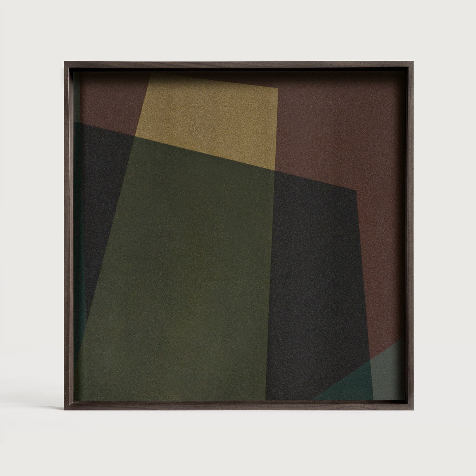 Angle tray - glass - Slate - square - S White Cliff Studio Trays