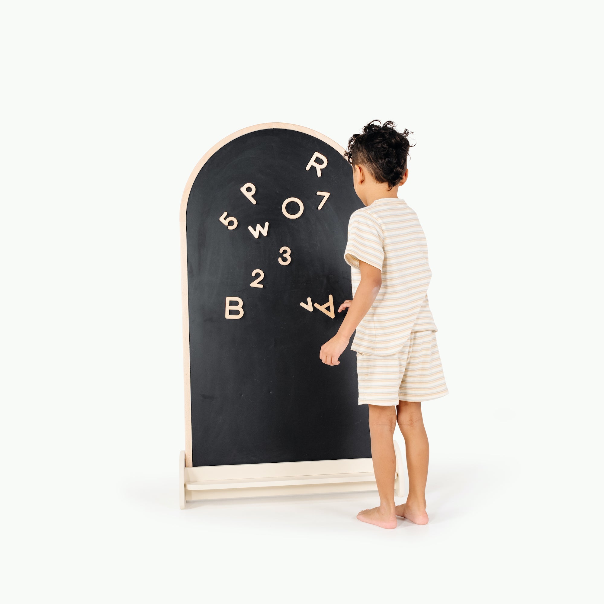 Arched Chalkboard Stand White Cliff Studio