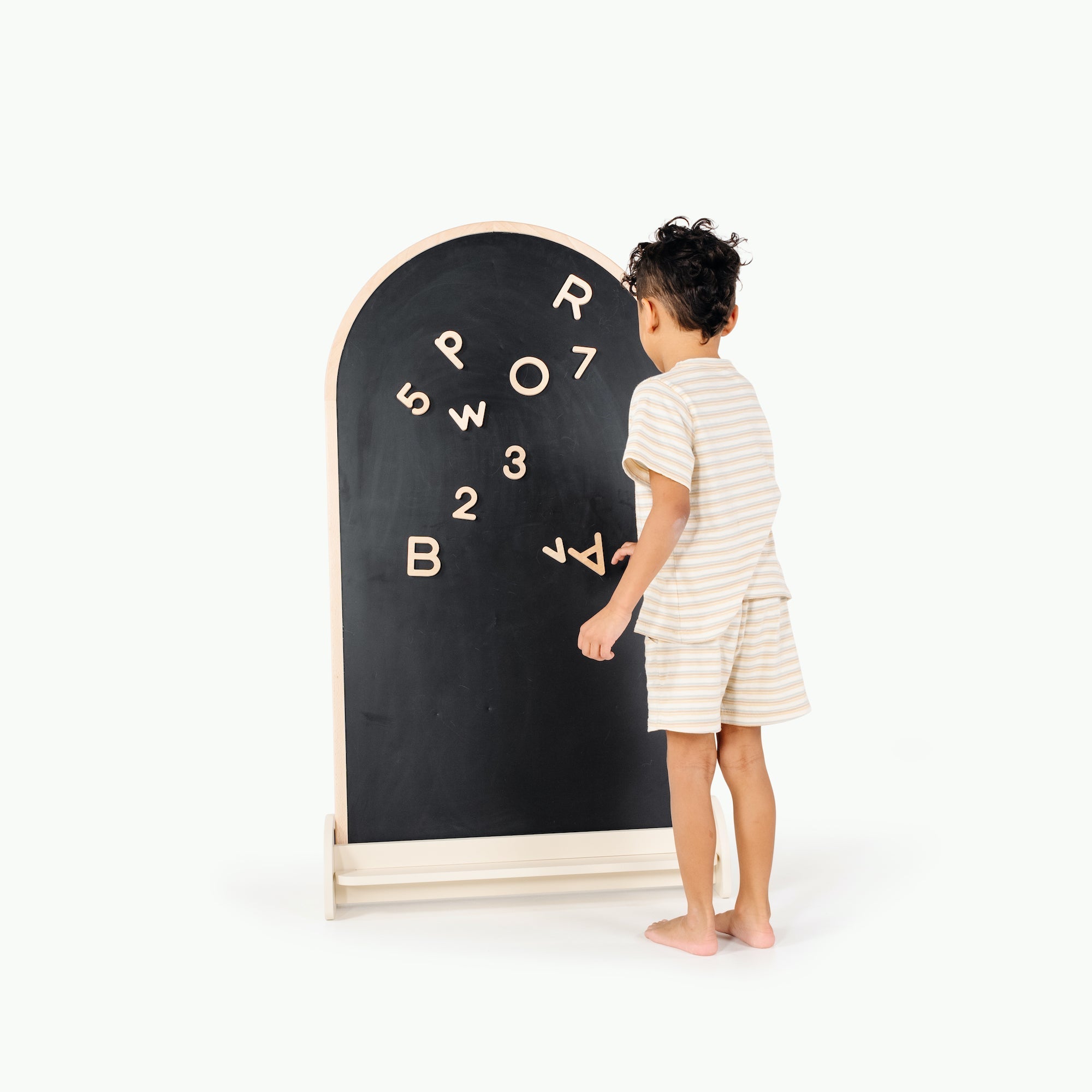 Arched Chalkboard Stand White Cliff Studio