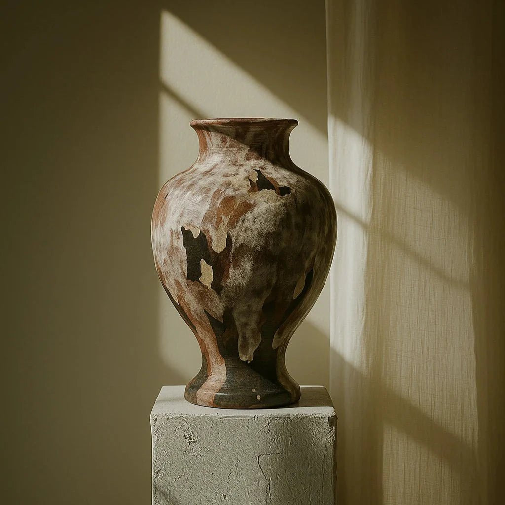 Ari Ceramic Vase - Classical Luxury Decor 12.6"H