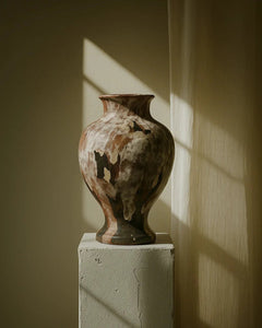 Ari Ceramic Vase - Classical Luxury Decor 12.6"H White Cliff Studio Vases and Jars