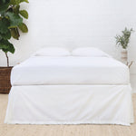 Audrey Cotton Percale Bedskirt White Cliff Studio Bedskirt