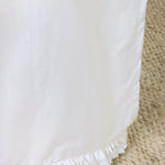 Audrey Cotton Percale Bedskirt White Cliff Studio Bedskirt