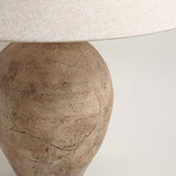 Avianna Table Lamp - Textured Tan Ceramic Base 27.5" Modern