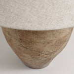 Avianna Table Lamp - Textured Tan Ceramic Base 27.5" Modern