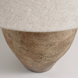 Avianna Table Lamp - Textured Tan Ceramic Base 27.5" Modern