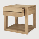 Azur bedside table - oak - 1 drawer White Cliff Studio Nightstand
