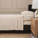 Bamboo Linen Sheet Set White Cliff Studio Sheet Sets