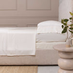 Bamboo Sateen Sheet Set White Cliff Studio Sheet Sets