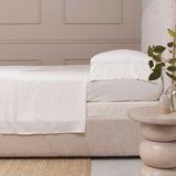Bamboo Sateen Sheet Set White Cliff Studio Sheet Sets
