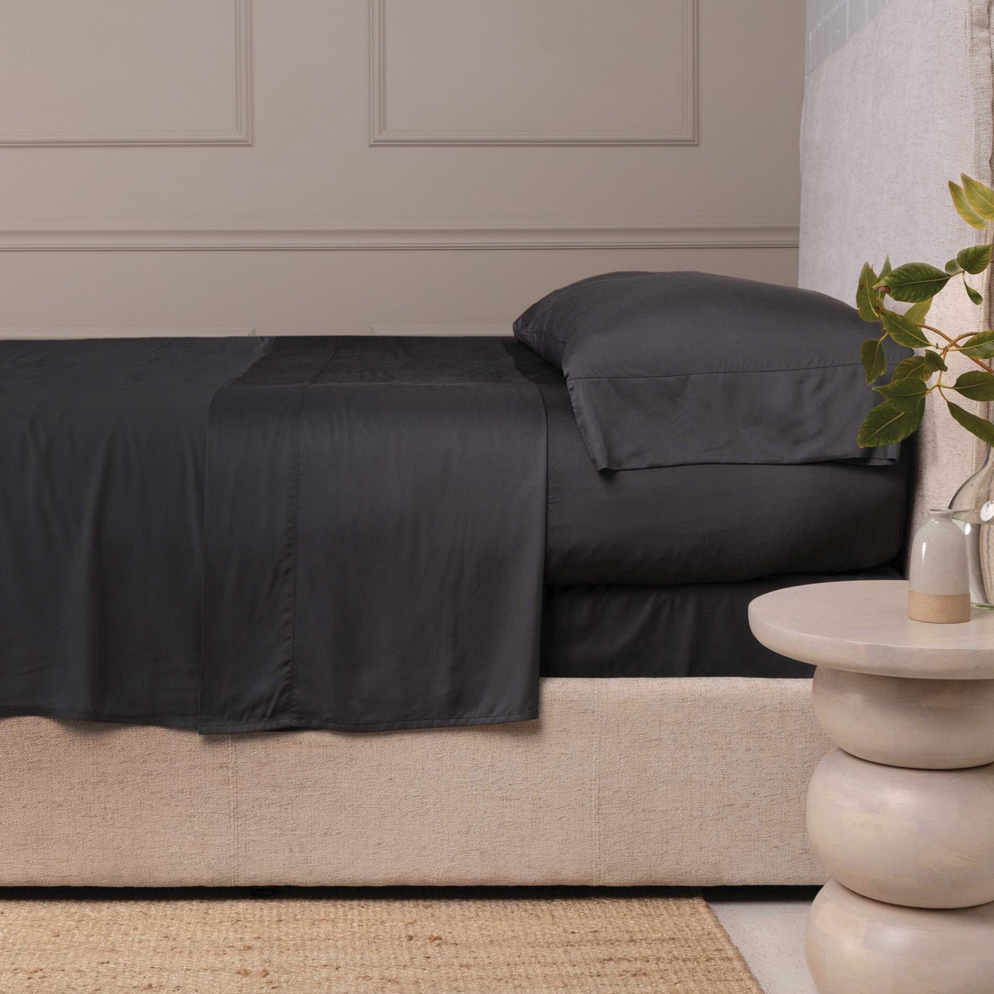 Bamboo Sateen Sheet Set White Cliff Studio Sheet Sets