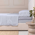 Bamboo Sateen Sheet Set White Cliff Studio Sheet Sets