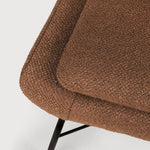 Barrow footstool - Copper fabric White Cliff Studio Ottoman