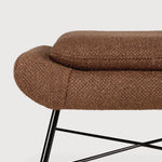 Barrow footstool - Copper fabric White Cliff Studio Ottoman