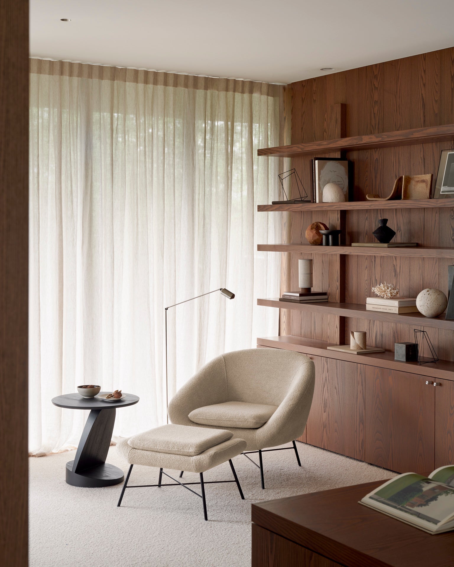 Barrow Footstool White Cliff Studio Ottomans