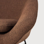 Barrow lounge chair - Copper fabric White Cliff Studio Lounge Chair