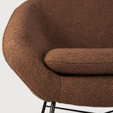 Barrow lounge chair - Copper fabric White Cliff Studio Lounge Chair