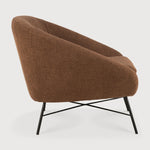 Barrow lounge chair - Copper fabric White Cliff Studio Lounge Chair