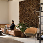 Barrow lounge chair - Ginger fabric White Cliff Studio Lounge Chair