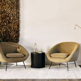 Barrow lounge chair - Ginger fabric White Cliff Studio Lounge Chair