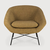 Barrow lounge chair - Ginger fabric White Cliff Studio Lounge Chair