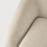 Barrow lounge chair - Off White fabric White Cliff Studio Lounge Chair