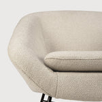 Barrow lounge chair - Off White fabric White Cliff Studio Lounge Chair