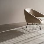 Barrow lounge chair - Off White fabric White Cliff Studio Lounge Chair